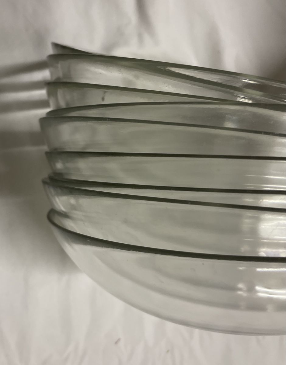 Piatti: 9er Set Glas Dessertteller / Salatteller – Usato da Bern venduto da PJOCH 2