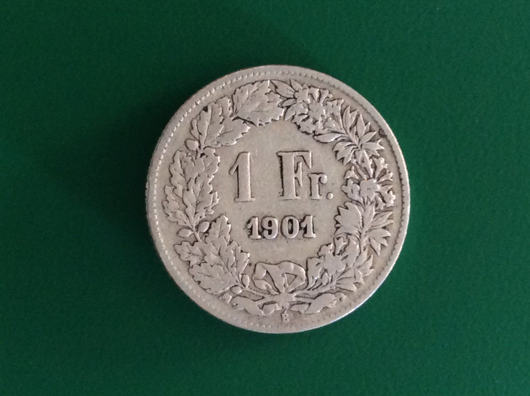 Toutes les monnaies: 1 franc  1901 – D'occasion à Genève par pie_fh2d