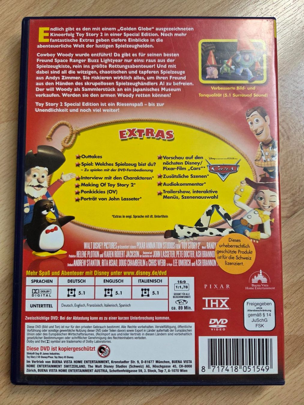 Alle DVDs: Toy Story 2 – Gebraucht aus Herznach von koro02 1