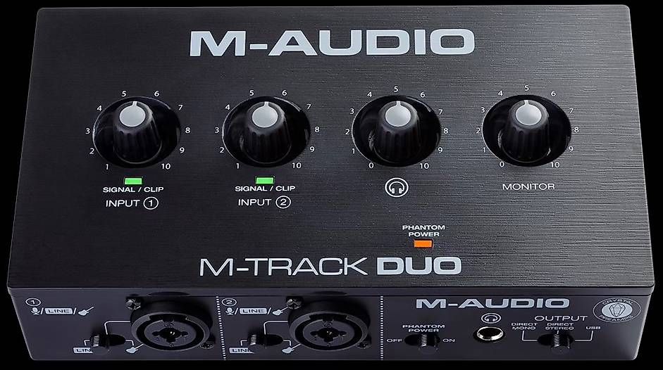 M-Audio Attrezzatura per studi di registrazione: Interface audio USB M-audio M-track duo – Usato da Puidoux venduto da fourmi22