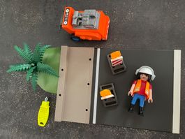 Playmobil 4044 Ouvrier avec scie à bitume