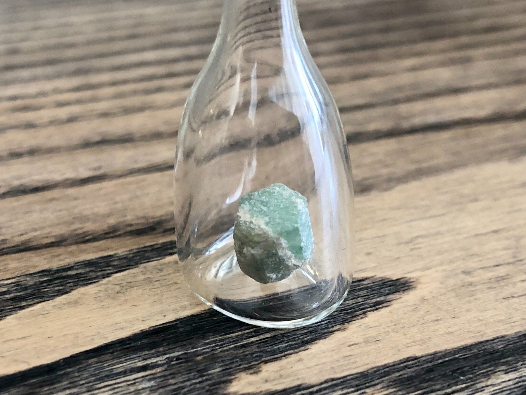 Altro in Stoviglie & Bicchieri: Vintage Glücksbringer Mini Flasche mit Glücksstein – Usato da Berg am Irchel venduto da Zweiti_Chance 2