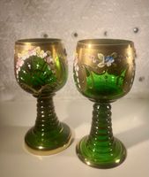 2 très beaux verres Roemer alsaciens, décor rare