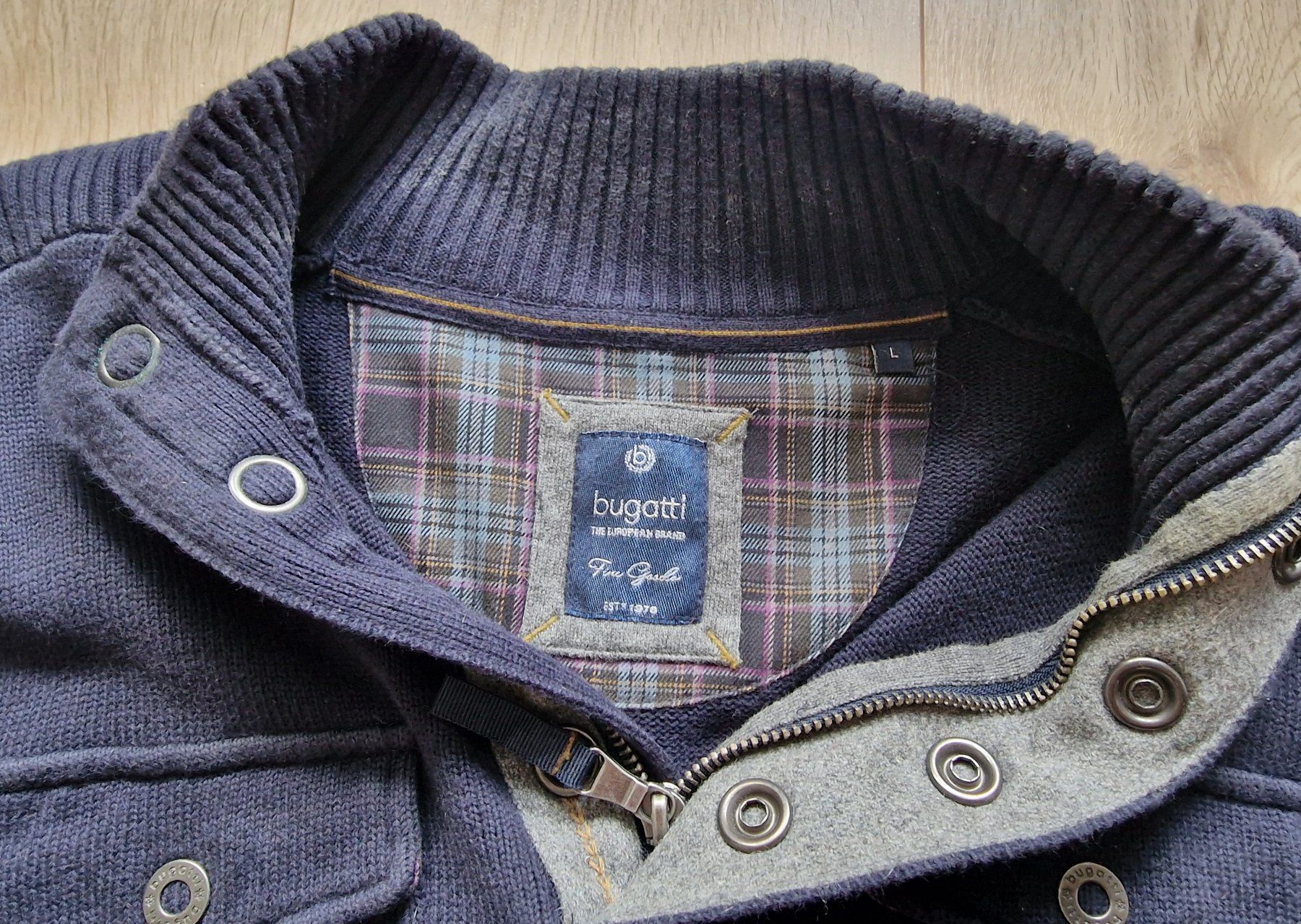 Maglioni & Felpe: BUGATTI Herren Pulli Pullover Grösse L Blau 100% Baumwolle – Usato da Zürich venduto da businessman80 1