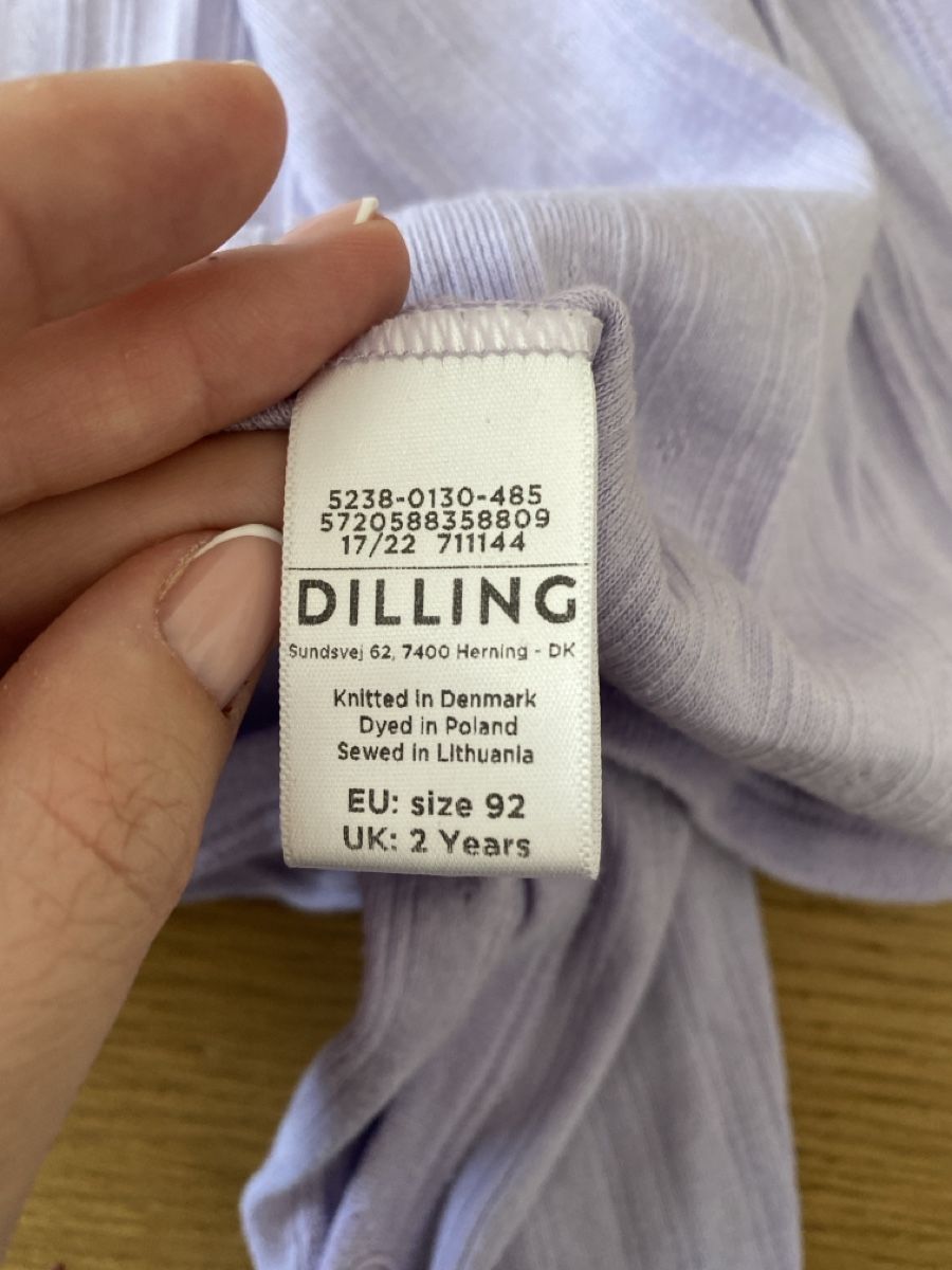 Biancheria intima: Langer Baumwollbody von Dilling, Grösse 92 – Nuovo (secondo la descrizione) da Gossau SG venduto da florysol 2