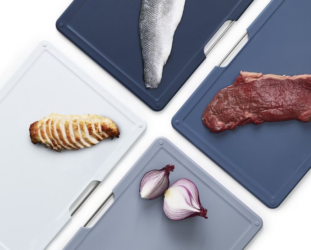 Joseph Joseph Elettrodomestici da cucina: Joseph Joseph Folio Sky 4-teiliges Schneidebrett-Set – Usato da Wohlen AG venduto da esm_c8gh 5