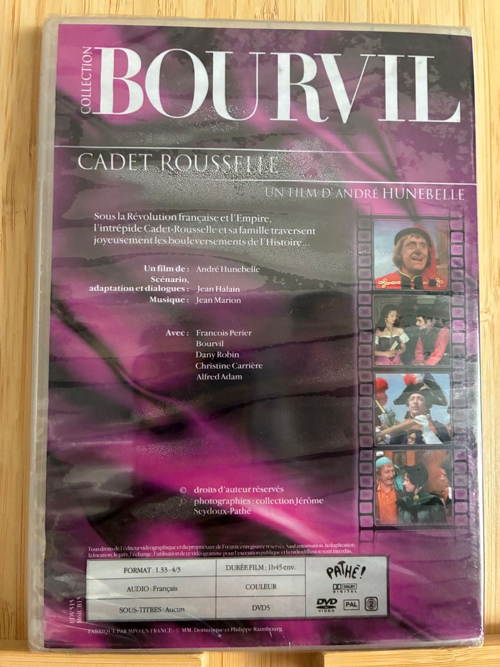 Alle DVDs: Cadet Rousselle (1954, DVD, Collection Bourvil) – Neu und originalverpackt aus Vevey von zecollector 1