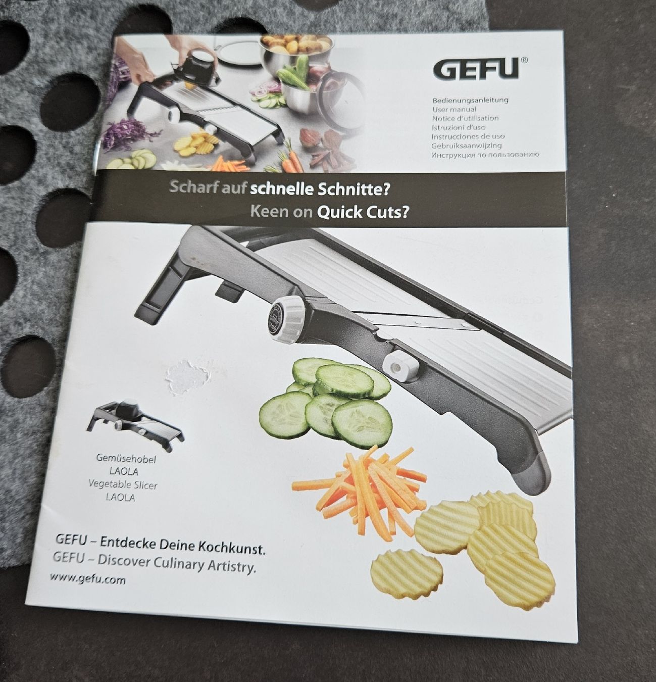 Elettrodomestici da cucina: GEFU Gemüsehobel LAOLA – Nuovo (secondo la descrizione) da Brittnau venduto da Pilze10 1
