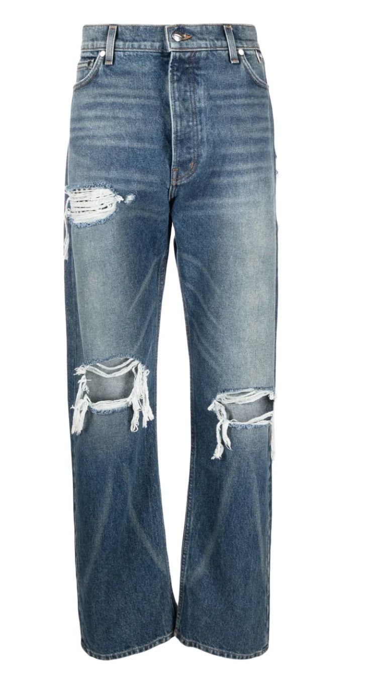 Jeans: Rhude jeans - Boxer Jeans im Distressed-Look – Neu (gemäss Beschreibung) aus Toffen von manimatter