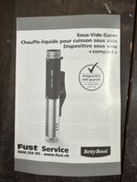 Sous-Vide-Garer Betty Bossi Fust kompakt schwarz silber
