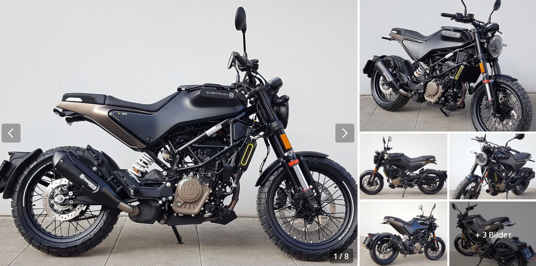 Husqvarna Strada: HUSQVARNA Svartpilen 125 – Usato da Goldiwil (Thun) venduto da lilli969
