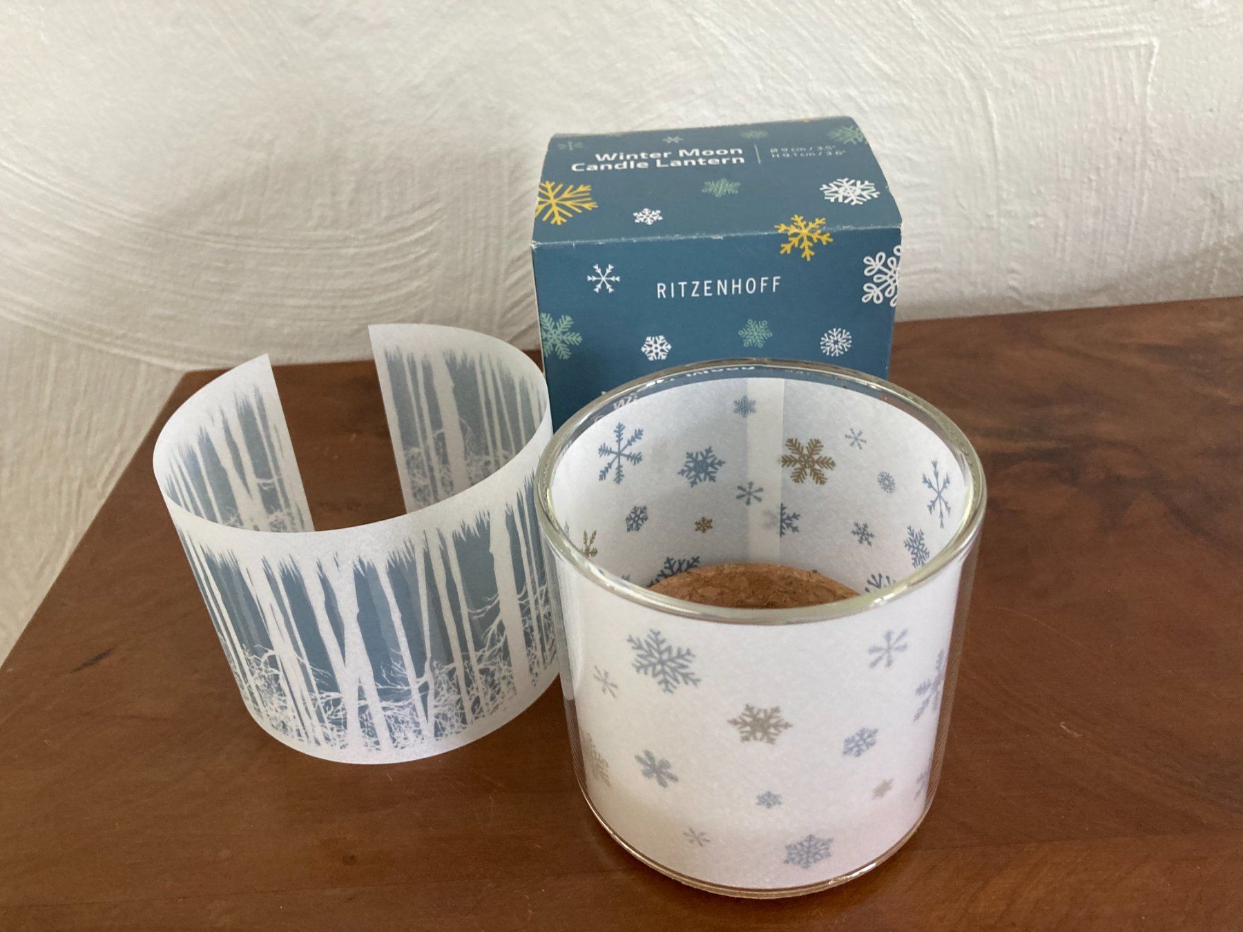 Ritzenhoff Portacandele: RITZENHOFF  WINDLICHT  TEELICHT  WINTER  MOON CANDLE-LATERNE – Nuovo (secondo la descrizione) da Subingen venduto da ArtBead 1