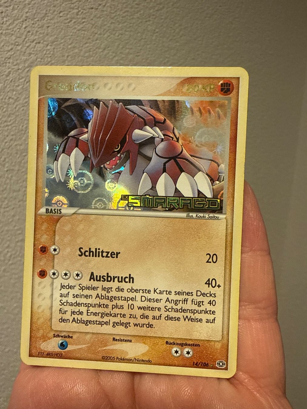 Cartoline: Pikachu Groudon Stamp aus EX Smaragd – Usato da Frauenfeld venduto da Poke_Toniii 1