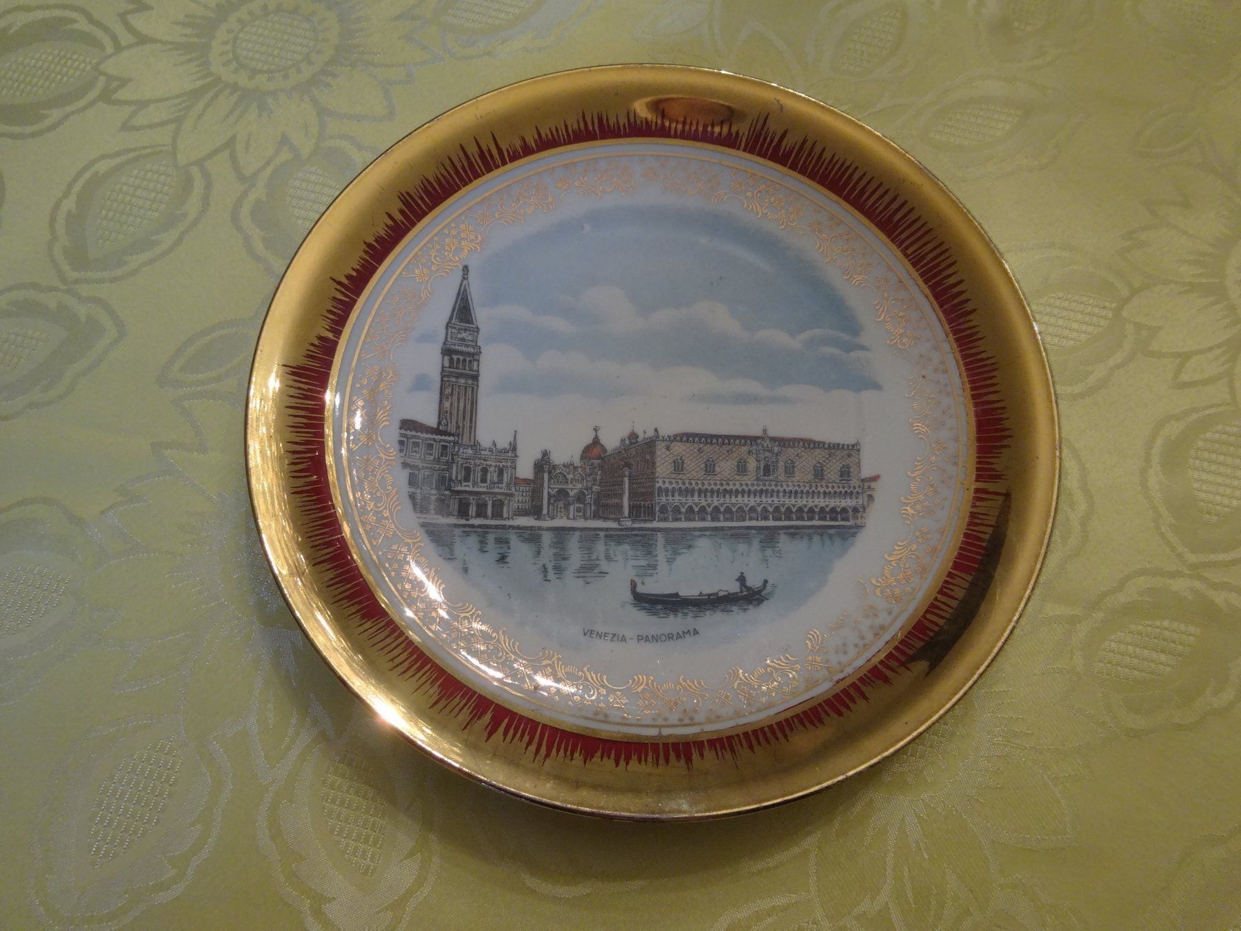 Teller: Assiette vintage - Venise – Gebraucht aus Biel/Bienne von milamila02