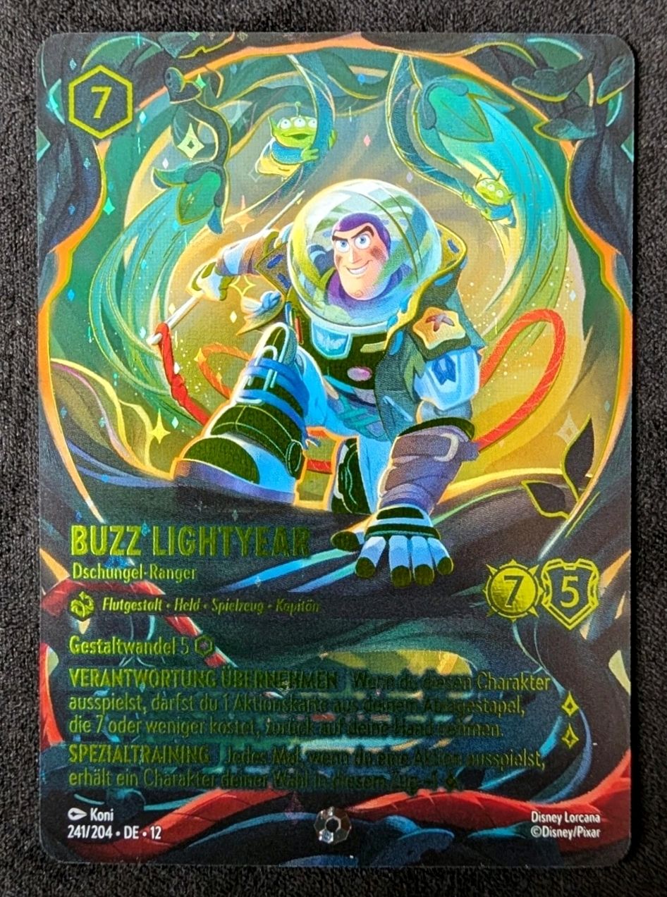 Disney Carte collezionabili: Disney Lorcana Buzz Lightyear 241/204 DE Iconic – Nuovo (secondo la descrizione) da Wil SG venduto da Donaldus