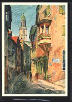Zürich, Oberdorf mit Grossmünster
