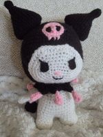 Gehäkelte Figur Kuromi wie neu