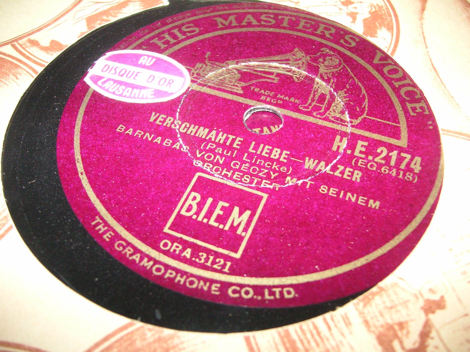 Schallplatten: DISQUES 78 TOURS – Gebraucht aus Lausanne von Leag 4