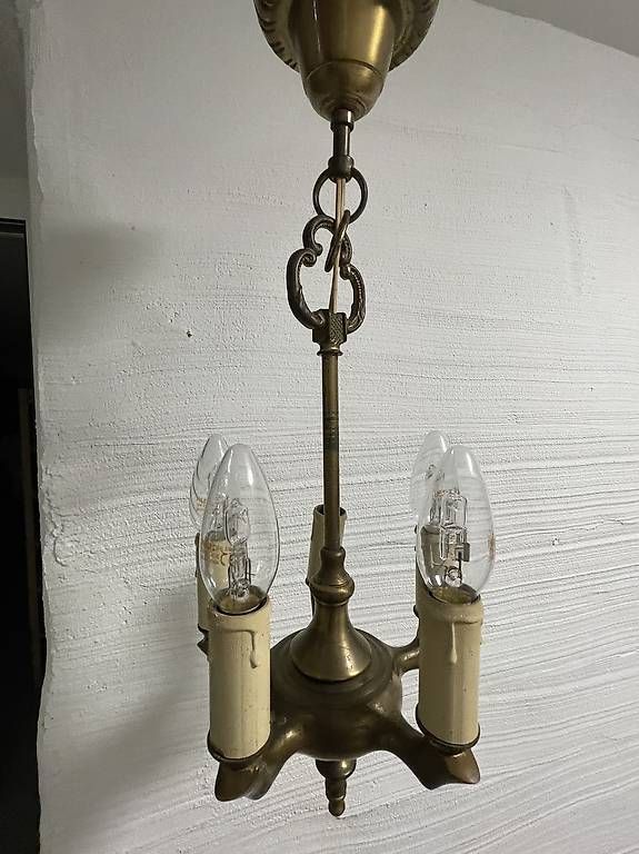 Lampadari & plafoniere: antike Lampe mit 5 Birnen – Usato da Hagendorn venduto da Fastrider6
