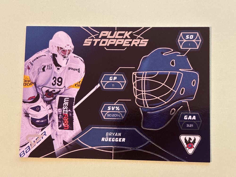 Sportzoo Puck Stoppers Bryan Rüegger Fribourg | Kaufen auf Ricardo