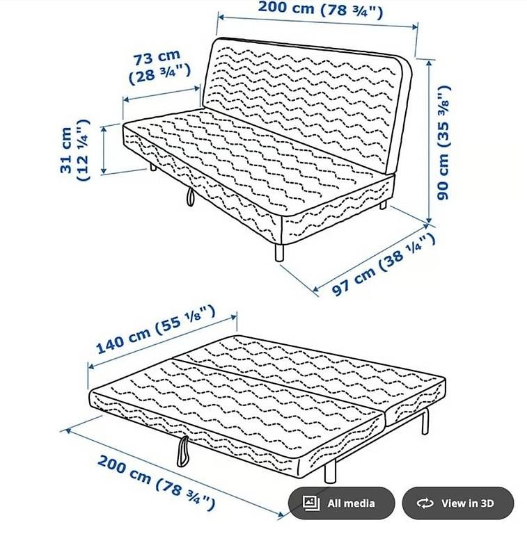 Sofas: Schlafsofa ikea – D'occasion à Auw par Fly1503 3