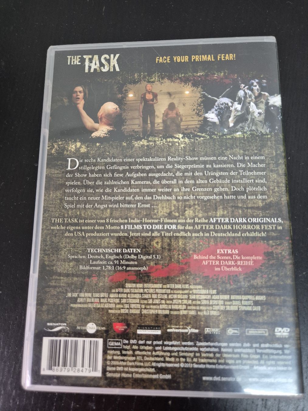 Tutti i DVDs: DVD Horrorfilm: The Task – Usato da Wald ZH venduto da _Hotarubi_ 1