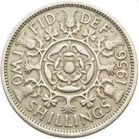 2 Shilling Grossbritanien Vereinigtes Königreich 1956