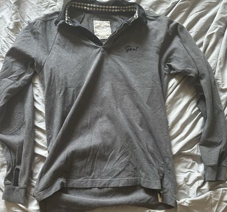 Gant Vintage Mens Rugby Long Sleeve Polo Shirt Size M