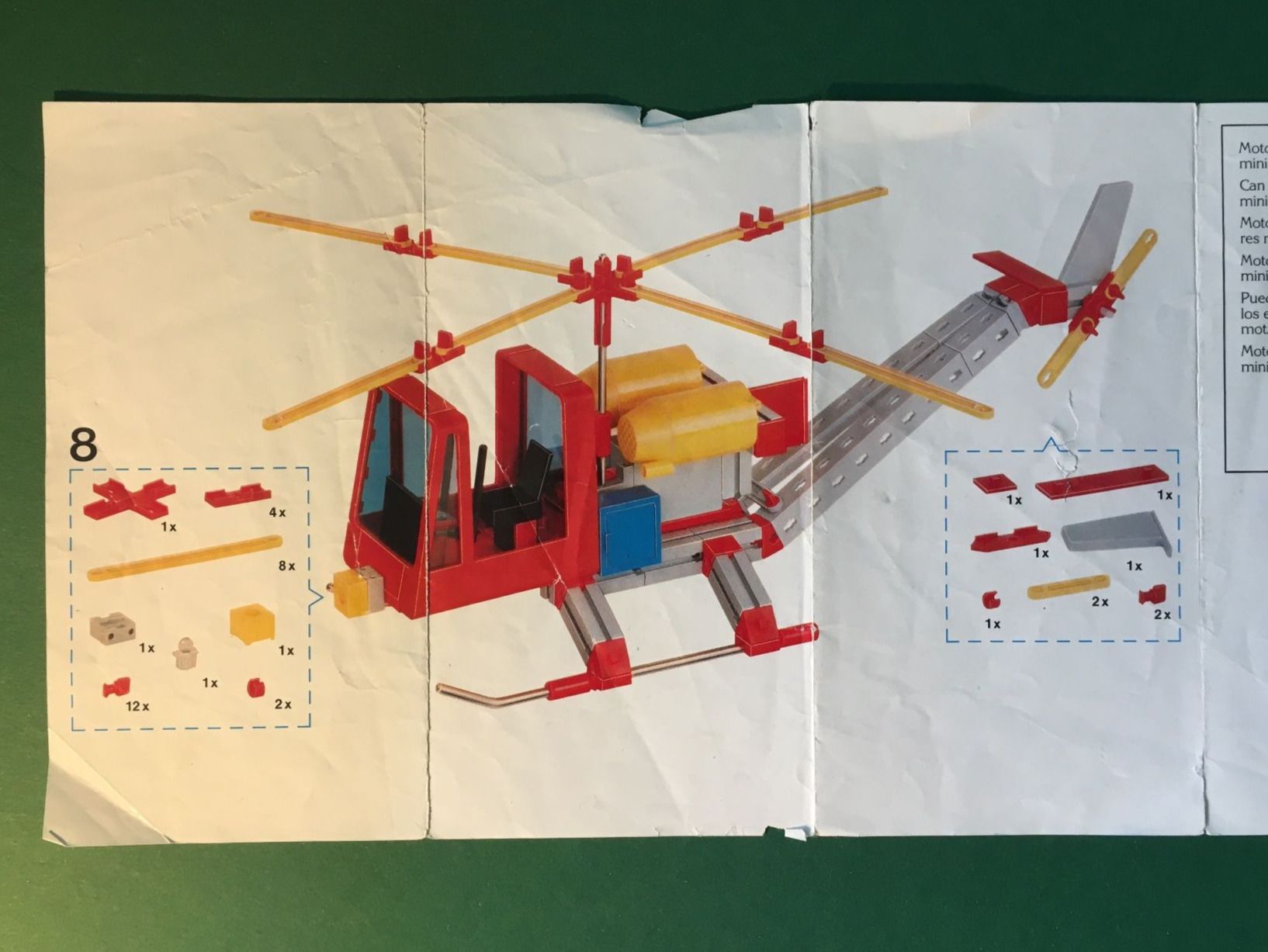 Fischer Kit di costruzioni: Fischertechnik vintage Helikopter – Usato da Thun venduto da danielbarben 7