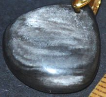 Anhänger L-2989 – Silber Obsidian 20x19mm