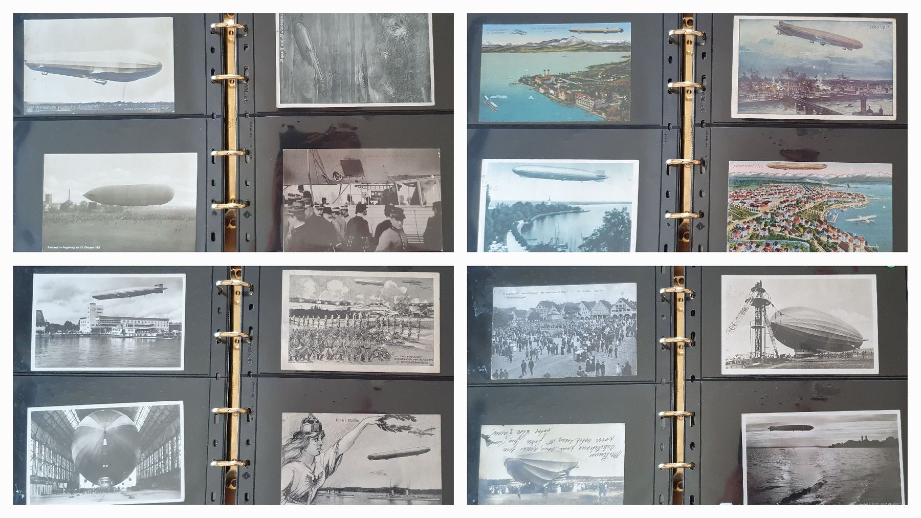 Cartoline postali: Zeppelin Postkartensammlung - 120 Stück – Usato da Kreuzlingen venduto da Rschweiz1 2