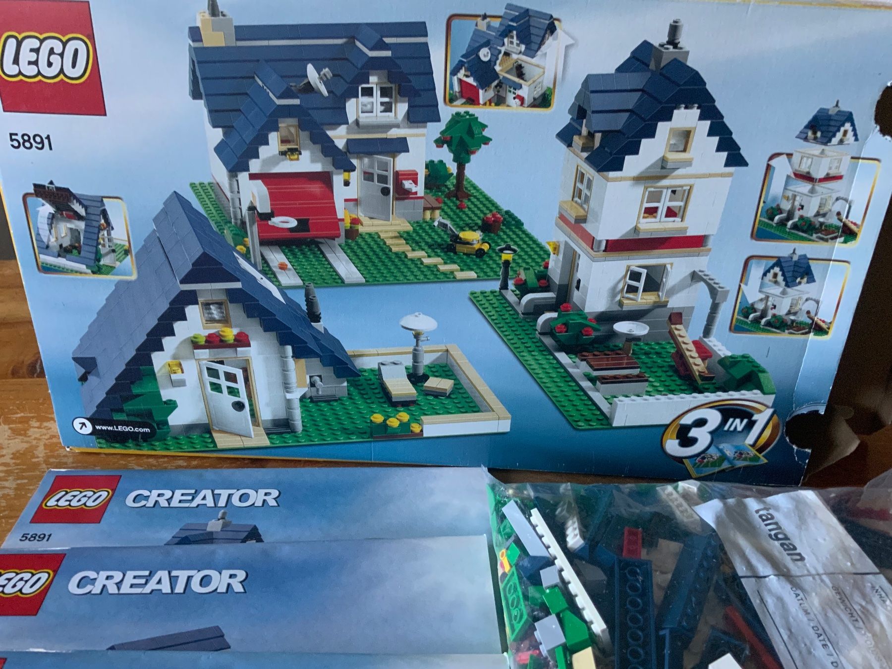 Lego Spielzeuge: LEGO Creator 5891 Haus mit Garage – Gebraucht aus Lanzenhäusern von mfh05 1
