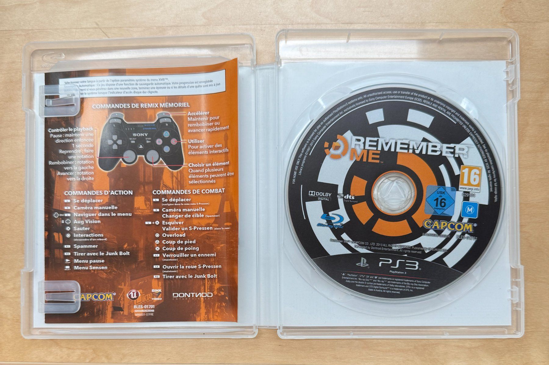 Capcom Giochi: Remember Me - PlayStation 3 - FR – Usato da Genève venduto da Jeux_Retro 2