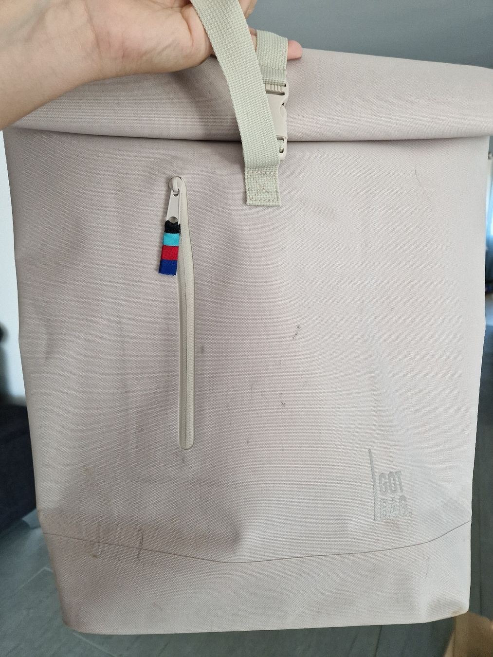 Zaini: GOT BAG Rolltop 2.0 Rucksack beige gebraucht – Usato da Rümlang venduto da Sarah_90_EB 2