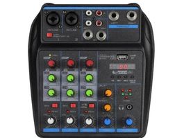 4-Kanal DJ-Mixer Bluetooth-Monitor Karaoke-System Audio