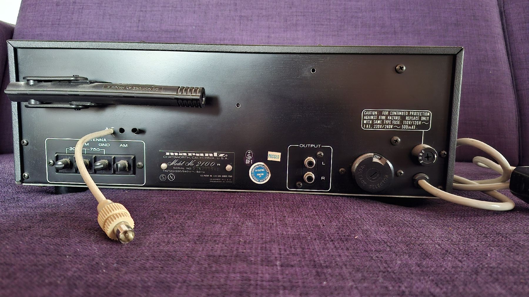 Marantz Radio: Marantz Modell 2100 Stereophoner Tuner – Usato da Winterthur venduto da DanielaB07 3
