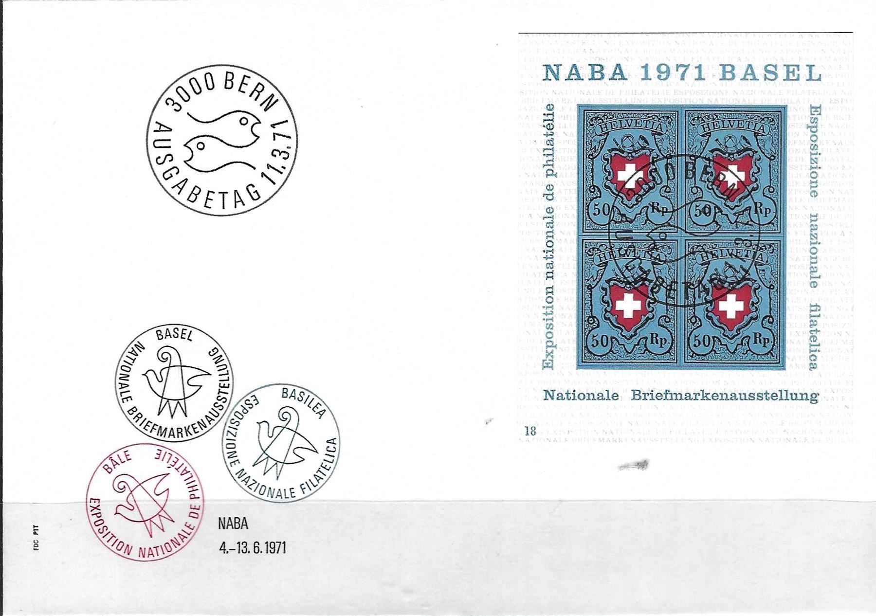 Tutti i francobolli: FDC  Viererblock 1971 – Usato da Koblenz venduto da Himmelsreiter