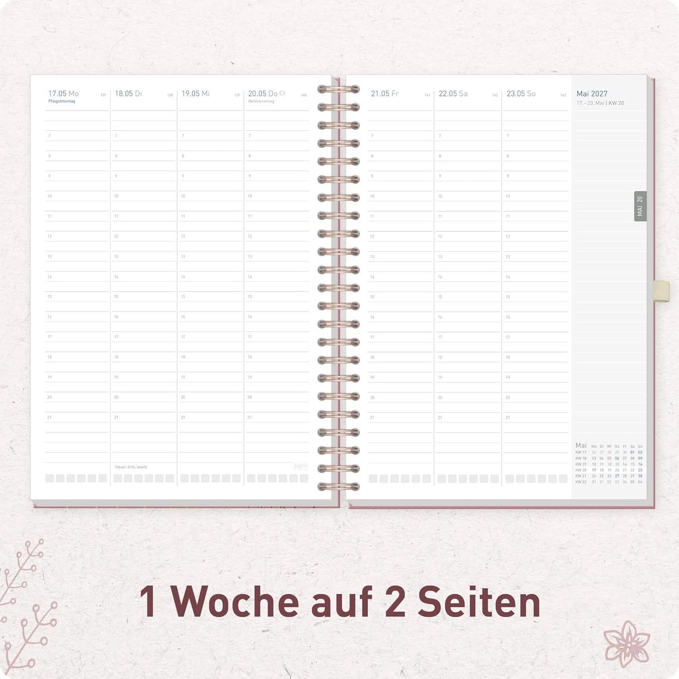 Kalender: Häfft Business-Timer 2027 A4 Wochenkalender Terminplaner – Neu und originalverpackt aus Suhr von SchnapperCH 4