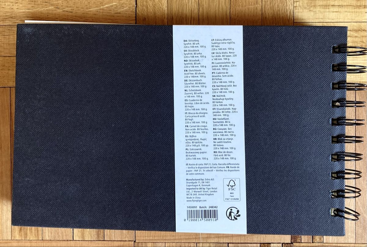 Schreibblöcke: Superbe carnet de croquis – Neu und originalverpackt aus Ardon von hel_2sxp 3