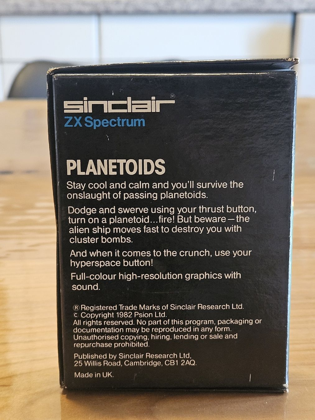 Spiele: Sinclair ZX Spectrum - Planetoids (ROM Cartridge Interface 2 – Gebraucht aus Ligornetto von car_92zl 1