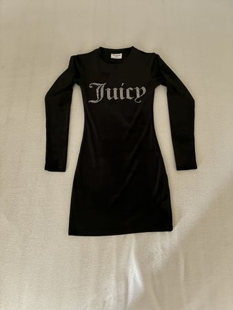 Vestito nero Juicy Couture con strass taglia XS