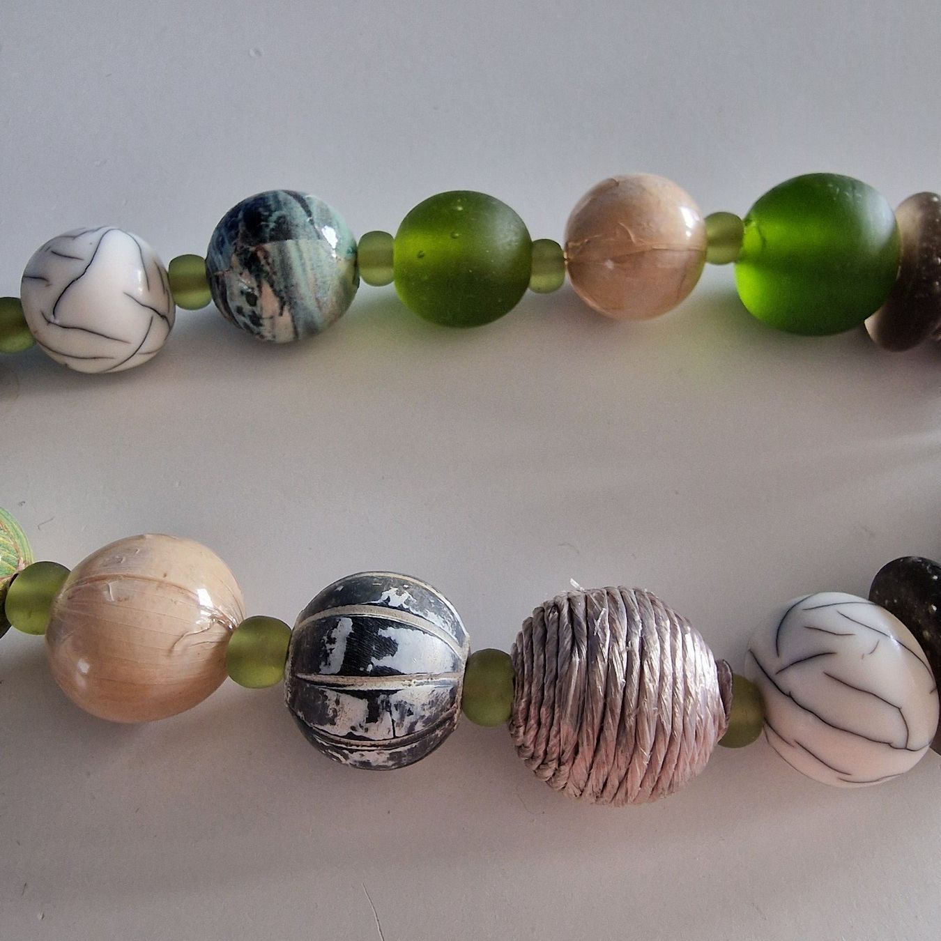 Ketten: Vintage Modekette aus Glas- und Kunststoffperlen – Gebraucht aus Birr von sen_8djr 5