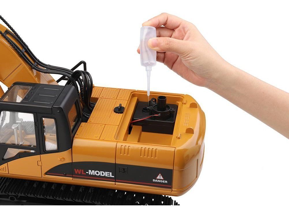 Modellismo RC: RC Schaufelbagger - RC Bagger Digger, RTR-Set mit Rauchmodul – Nuovo e nell'imballaggio originale da Entlebuch venduto da Hebu 3