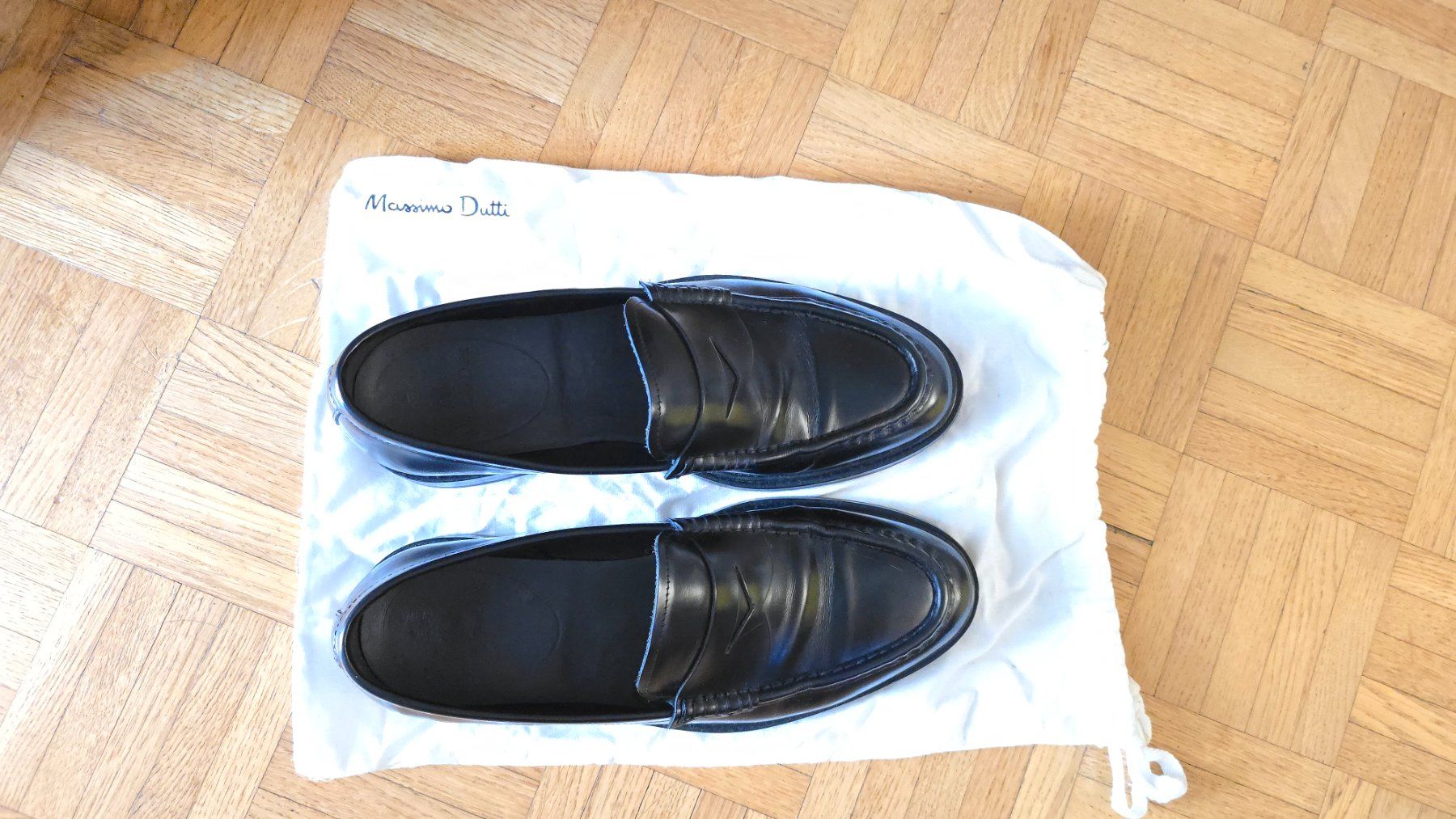 Massimo Dutti Herrenschuhe: Massimo Dutti Leder Loafer Schwarz Gr. 40 – Gebraucht aus Wallisellen von theblacksheep 4