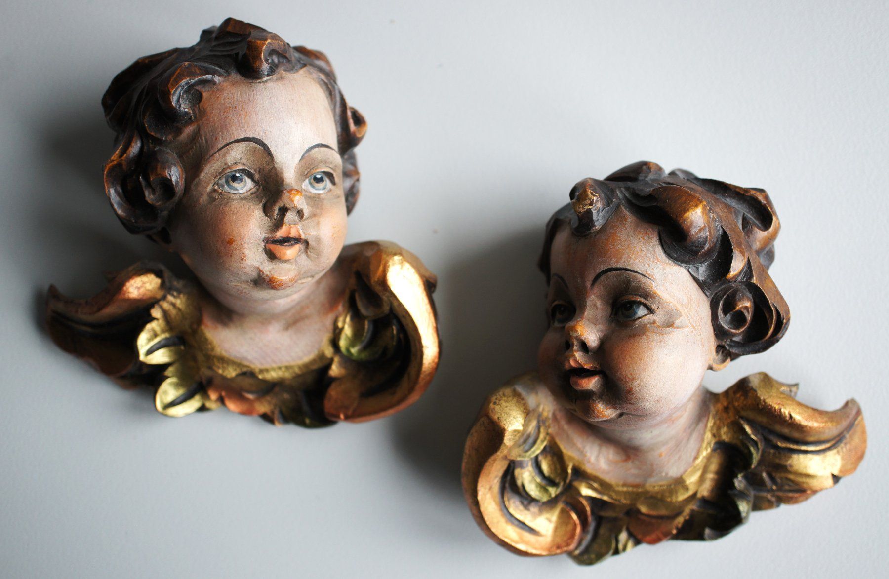 Statuette: Zwei Holz-Engel – Usato da Kriens venduto da 1mars10 1