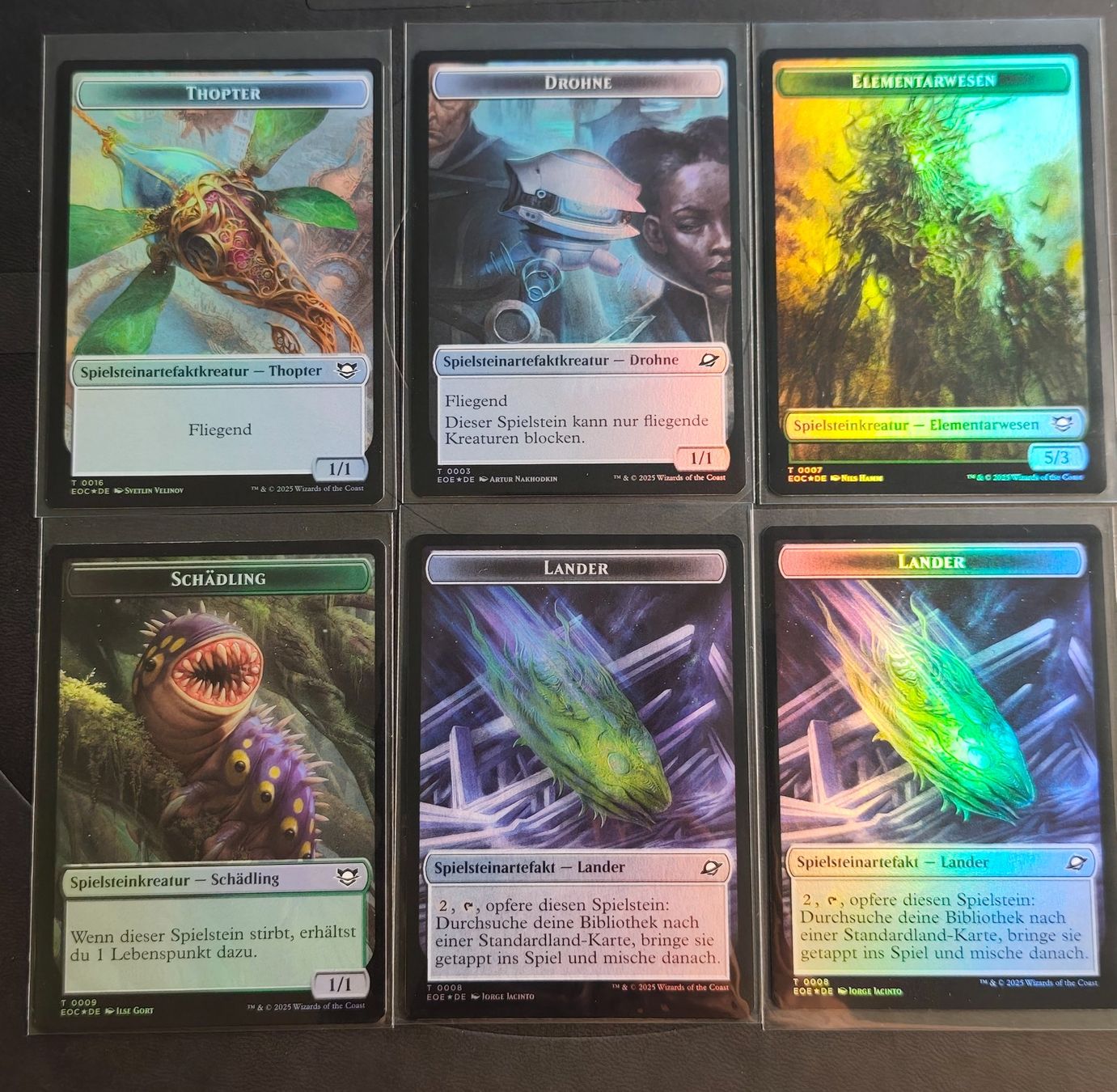 Magic The Gathering Carte collezionabili: Token Set 6 Stk. EOE MTG Foil – Nuovo (secondo la descrizione) da Bubikon venduto da el-ectronico