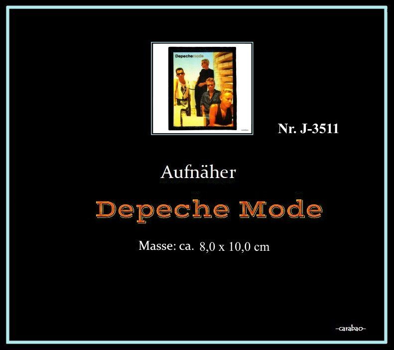 Toppe: Aufnäher Depeche Mode - Nr. J-3511 – Nuovo (secondo la descrizione) da Winterthur venduto da --carabao-- 3
