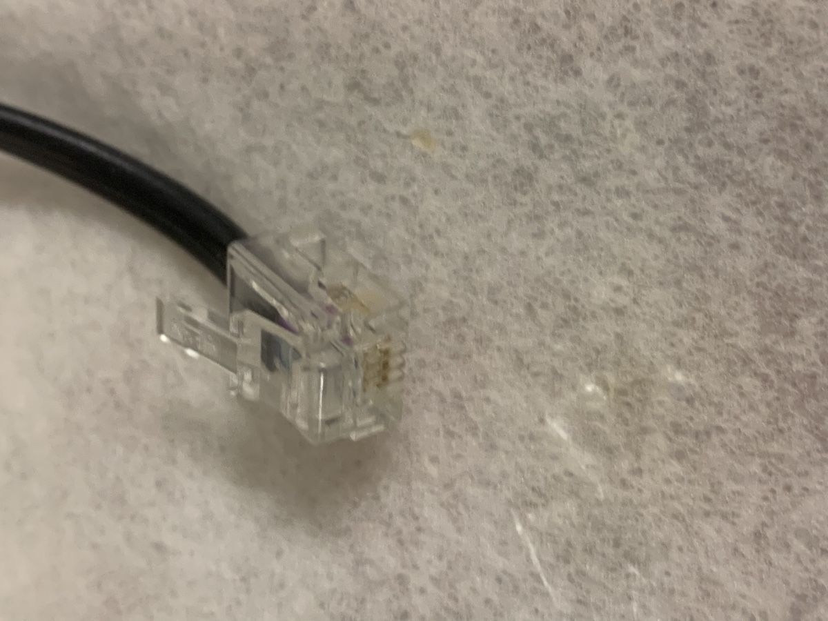 Cavi: Telefonkabel mit Adapter, schwarz – Nuovo (secondo la descrizione) da Erlenbach ZH venduto da Ritschly 1