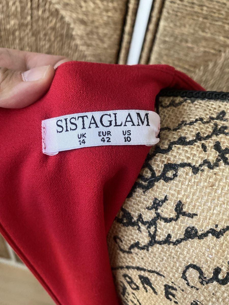Vestiti: Stunning Wrap Midi Red Dress, new. – Nuovo e nell'imballaggio originale da Safenwil venduto da rgs_tg62 5