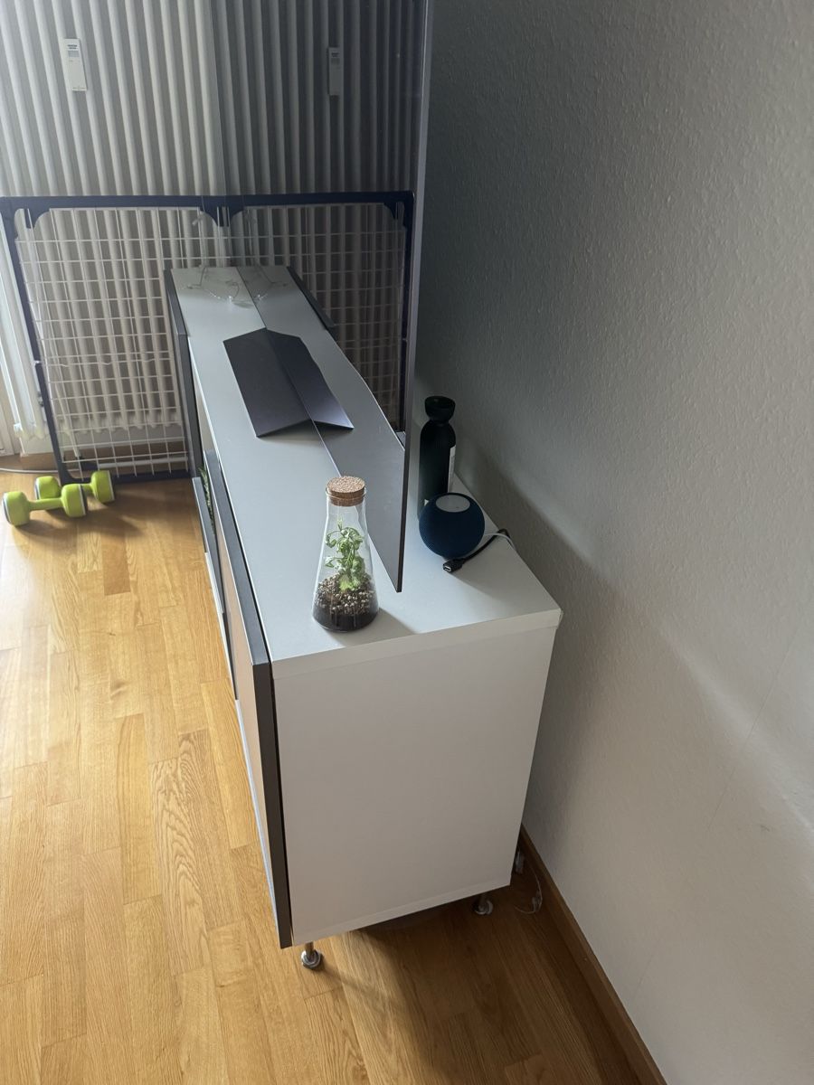 Ikea Mobili TV: Ikea besta Sideboard, Grau/Weiss – Usato da Horgen venduto da max_76w8 1